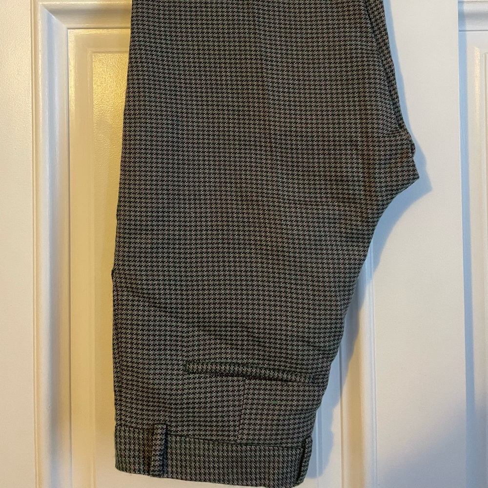 Wood Wood pink and green size 48 wool trousers